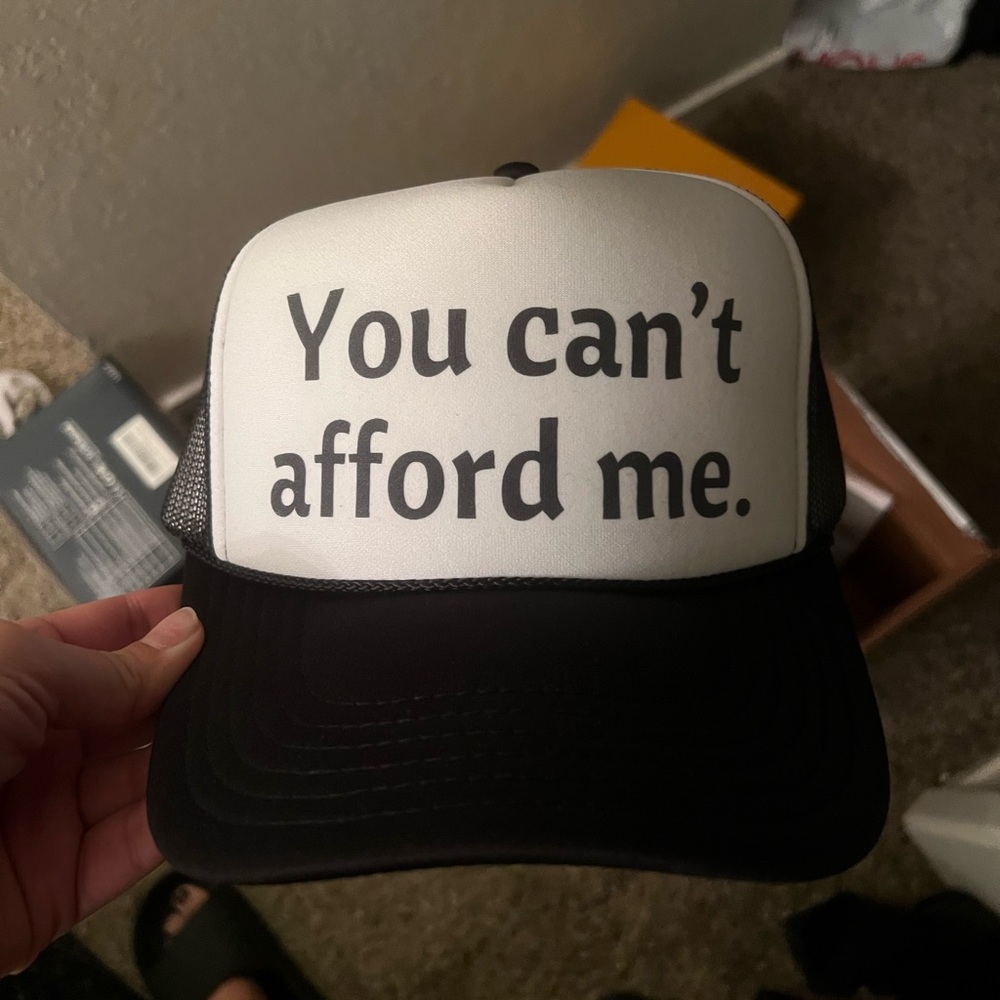 Black and White Trucker Hat